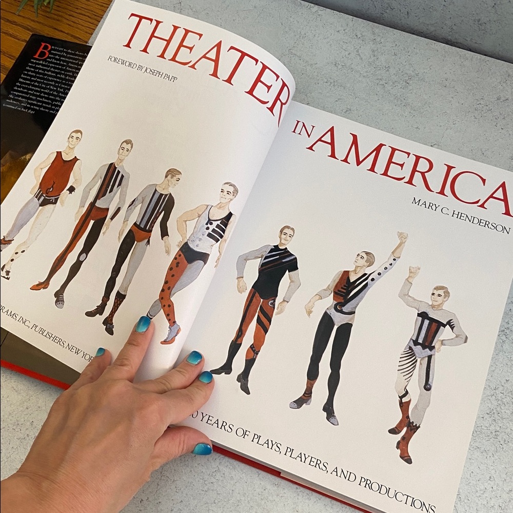 Theater In America Hardcover Coffee Table Book Mary Henderson Abrams 1986 Home - Picture 3 of 7